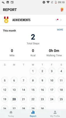 Pedometer - Step Counter android App screenshot 1