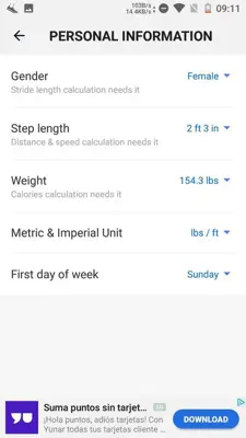 Pedometer - Step Counter android App screenshot 5